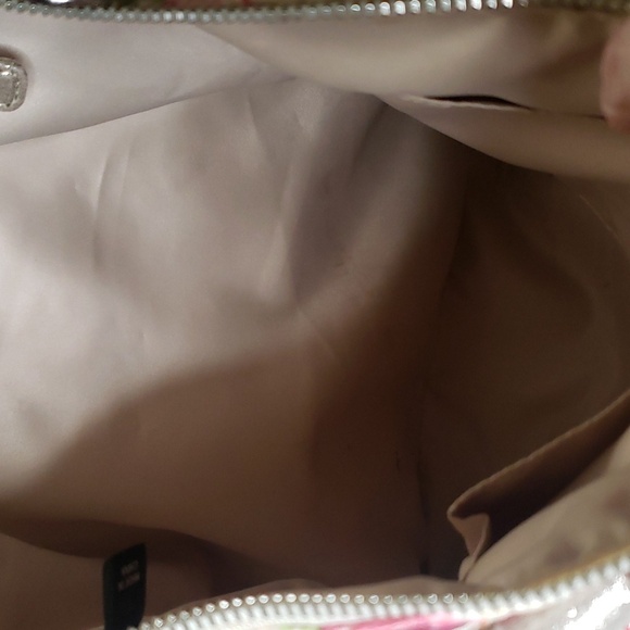 COACH Poppy Signature Summer Large Bag Purse Spacious Zipper closure EUC - Picture 10 of 16